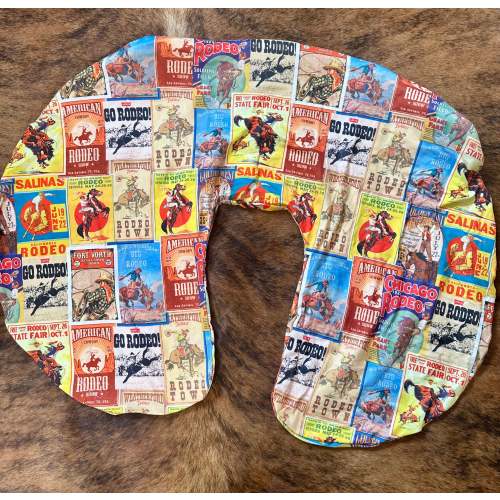 Rodeo life baby boppy pillow cover