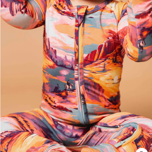 Saddle Up Sunset Convertible Romper