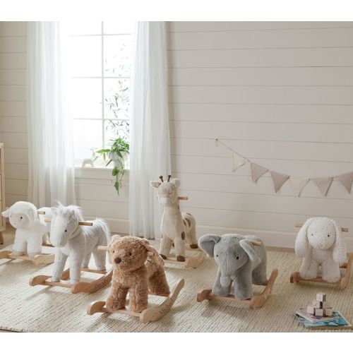 Labradoodle Plush Nursery Rocker