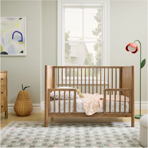 Scalloped Crib Conversion Kit (Toasted Oak)