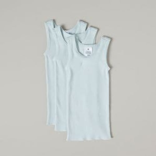 Baby Organic Cotton Unisex Vests 3 Pack - White | Target Australia