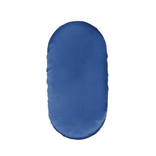 Pro Goleem Satin Bassinet Sheet Great for Baby Hair Soft Silk Feeling Sheet for Cradle or Bassinet Pad&Mattress for Girls Gift for Newborn and Infant Navy Blue