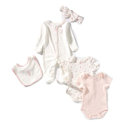 Starting Out Baby Girls Knit Ballet Layette 5-Piece Set