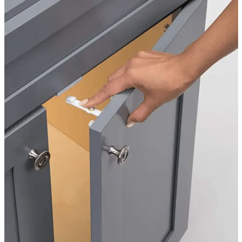 Safety 1st Adhesive Cabinet 8 Piece Latch, White