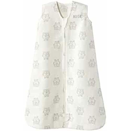 HALO Sleepsack Micro Fleece Wearable Blanket, TOG 1.0, Owls Cream, Medium