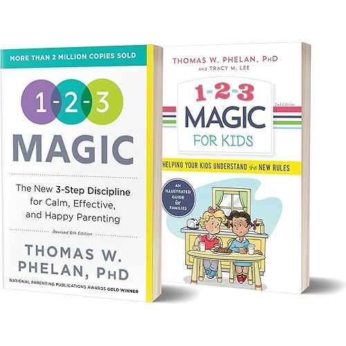 1-2-3 Magic Parenting Book Set: The Original Gentle Parenting Program Beloved by Millions of Parents (Parenting Toddlers and School Age Kids) Paperback – August 30, 2022