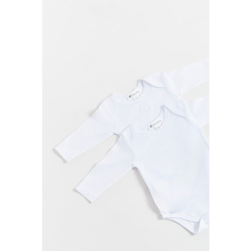 Logo Long Sleeve Bodysuit 2-Pack
