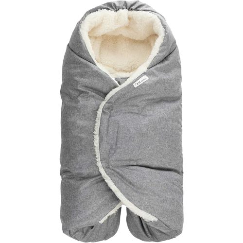 7AM Baby Car Seat Blanket - Multifunctional Car Seat Cover for Baby Boy & Girl, Winter Stroller & Car Seat Swaddle Blankets for Babies, Micro-Fleece & Plush Lined Warm Carseat Cover | Nido (Small)