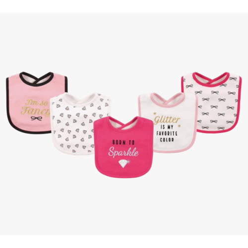 Hudson Baby Unisex BabyCotton Bibs