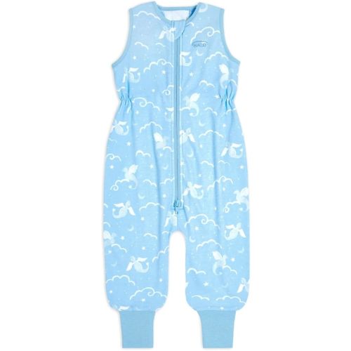 HALO Sleepsack Toddler Sleeping Bag, 100% Cotton Wearable Blanket, TOG 0.5, Dragons, 2T