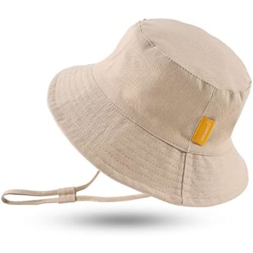 Cotton Baby Sun Hat Infant Toddler Boys Girls Bucket Hats Summer Sun Protection Kids Beach Caps
