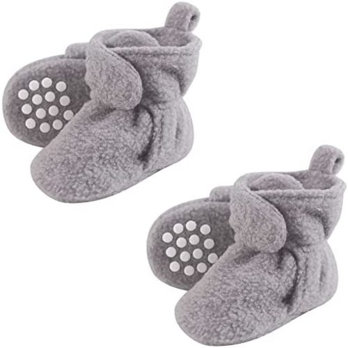 Luvable Friends Baby Cozy Fleece Booties Multi-pack