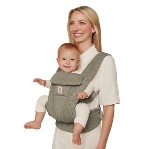 Ergobaby Omni Deluxe Mesh All-in-One Baby Carrier - Soft Olive