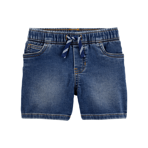 Baby Pull-On Denim Shorts - Navy - Carter's | Carter's