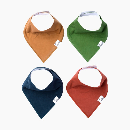 Copper Pearl 4 pack Bandana Bib Set - Ridge
