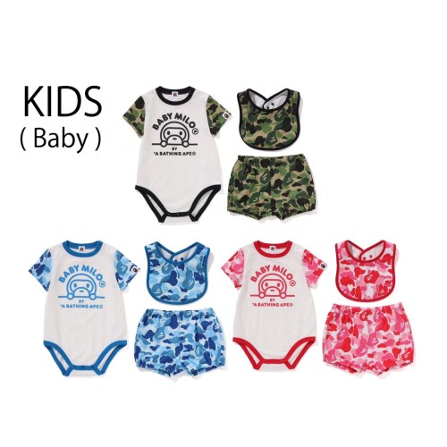 *A BATHNIG APE BAPE KIDS ABC CAMO BABY MILO BABY GIFT SET
