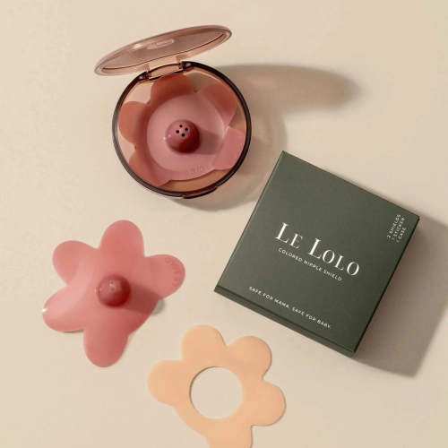 Mauve 20mm Nipple Shield for Nursing | Breastfeeding Nipple Guard | Le Lolo