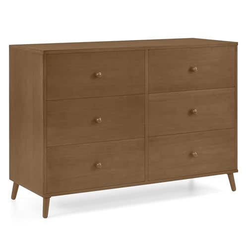 Delta Children Essex 6 Drawer Dresser, Chestnut