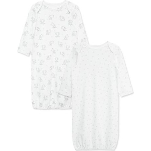 Little Me Elephants 2-Pack Organic Cotton Gowns | Nordstromrack