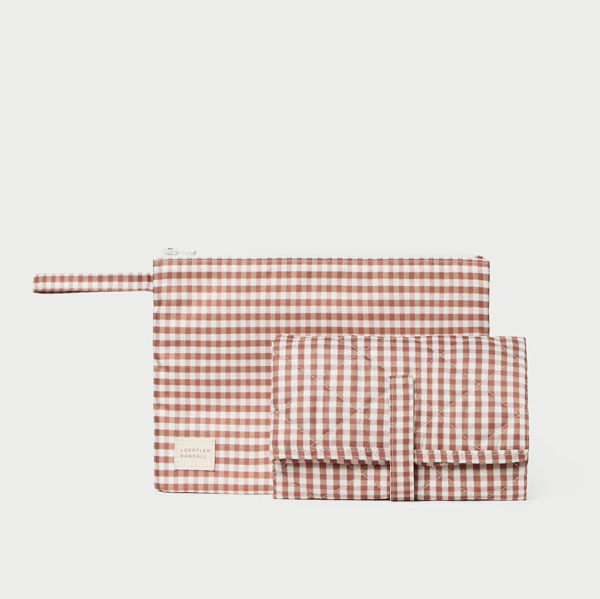 Dottie Brown Gingham Changing Pad | Soft Accessories