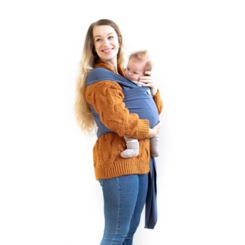 Boba Wrap Baby Carrier, Color: Vintage Blue