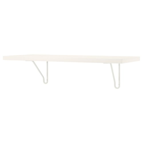 BERGSHULT / FÖRLÄGGARE Wall shelf - white/white 31 1/2x11 3/4 "