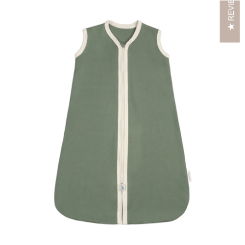 Sleeveless Organic Cotton Rib Knit Sleeper Bag TOG 1.5 | CastleWare Baby