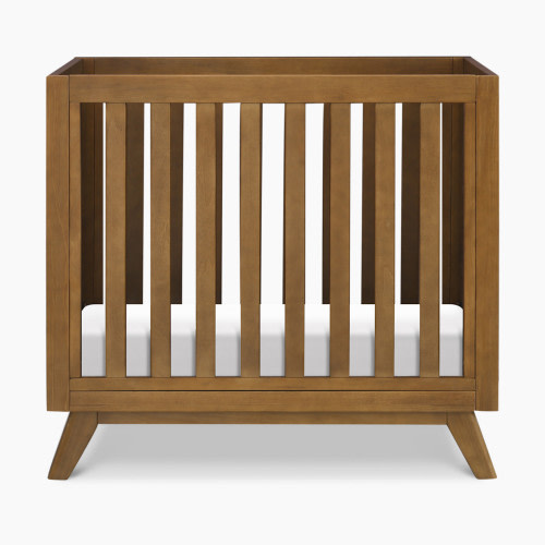 daVinci Otto 3-in-1 Convertible Mini Crib with 4" Mattress - Walnut