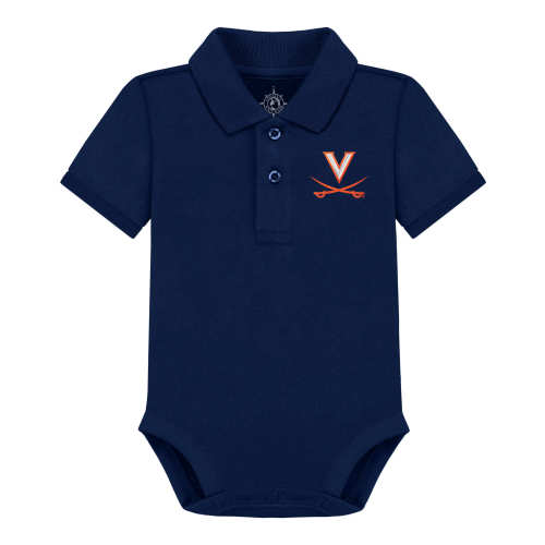 Virginia Cavaliers Polo Bodysuit | College Baby