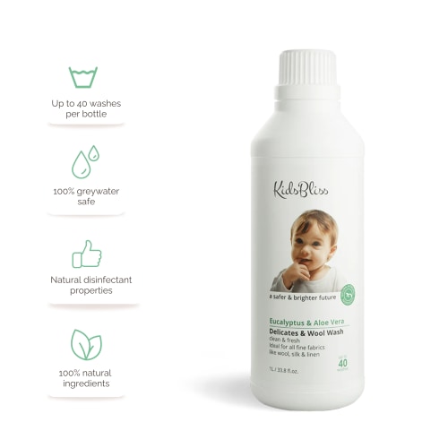 Natural Delicate & Wool Wash (Eucalyptus) | KidsBliss