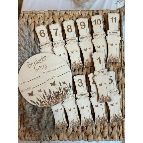 Duck Hunter Nursery, Duck Hunter milestone, Duck Hunter Baby Announcement, Duck Call Monthly Milestone, Mallard Calls