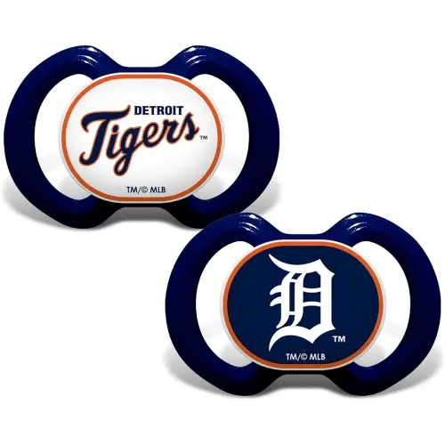 Baby Fanatics Det2000: Detroit Tigers Pacifier 2-Pack