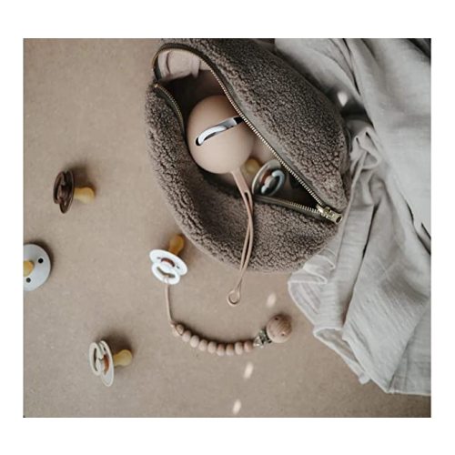 mushie Silicone Pacifier Holder Case (Shifting Sand