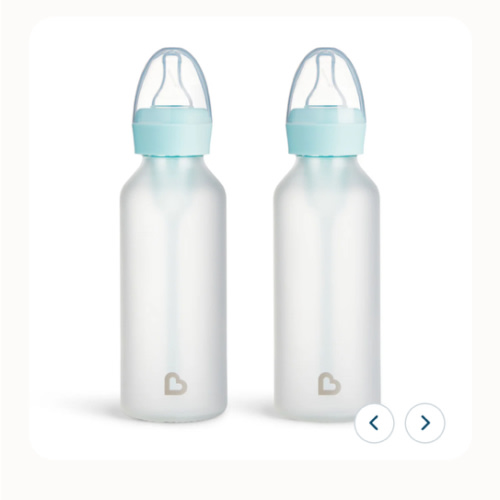 Bond® Silicone Glass Bottle 4oz or 8oz, 2pk | Munchkin