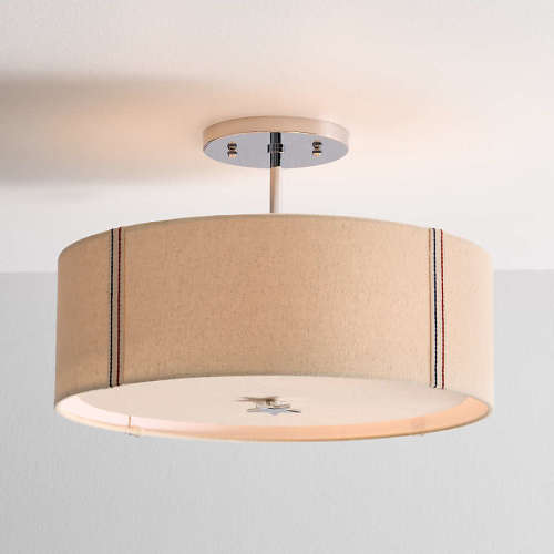 Canvas Heelstay Flush Mount Ceiling Light