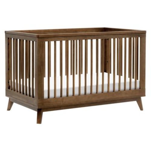 Babyletto Scoot 3-in-1 Convertible Crib With Toddler Rail - Natural Walnut