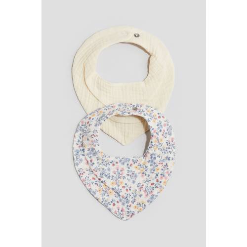 2-PACK TRIANGLE MUSLIN SCARVES