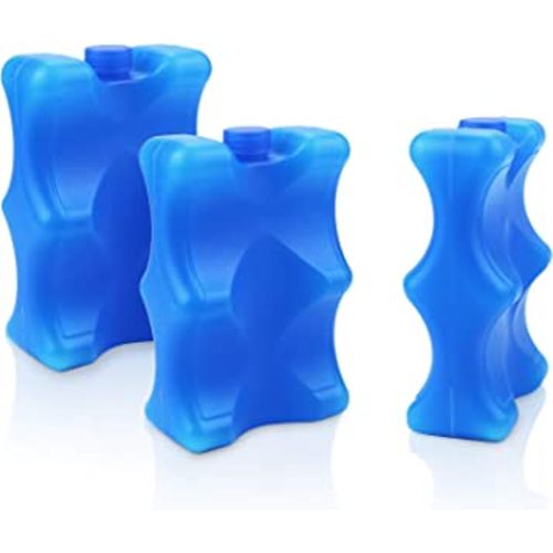 Reusable Ice Pack for Breastmilk Storage (Pack of 3), Ice Pack for Breastfeeding Working Mom