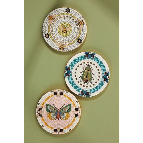 The Bistro Tile Stoneware Coaster: Garden Edition