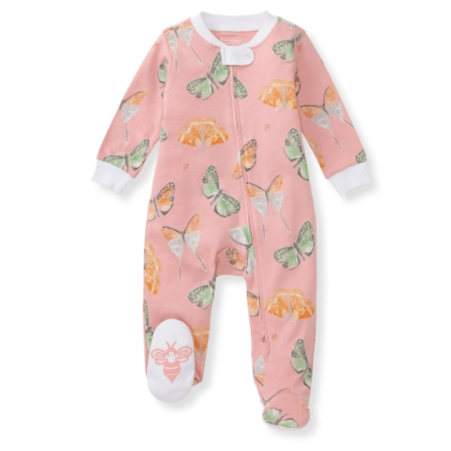Desert Moths Organic Baby Girl Sleep & Play