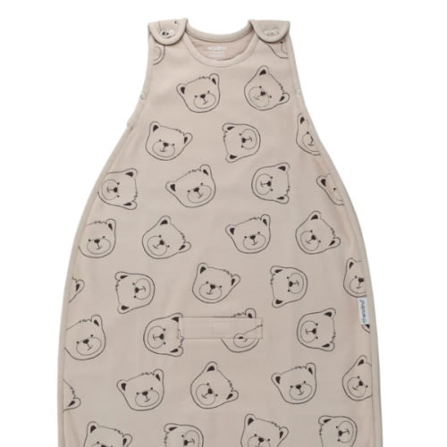 4 Season® Ultimate Baby Sleep Bag, Merino Wool & Organic Cotton, Teddy Bear