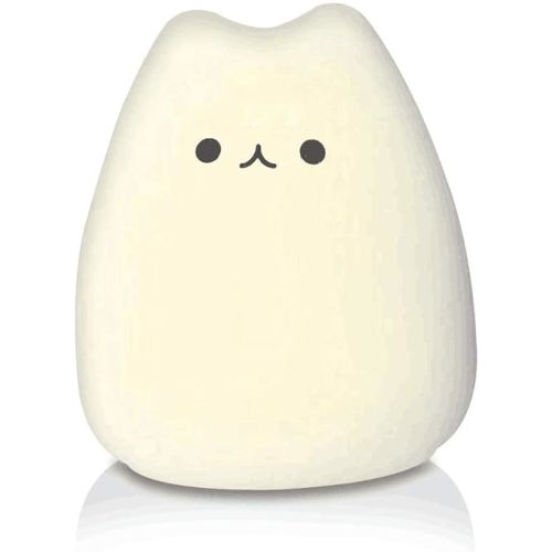 Litake LED Cat Night Light for Kids, Battery Powered Silicone Animal Cute Cat Nursery Night Lights, Portable Night Light, Ideal Multicolor Gifts for Women, Baby, Children, Toddlers, Teen Girls