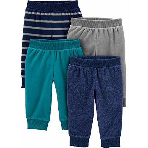 Simple Joys by Carter's unisex-baby 4-pack Fleece Pants