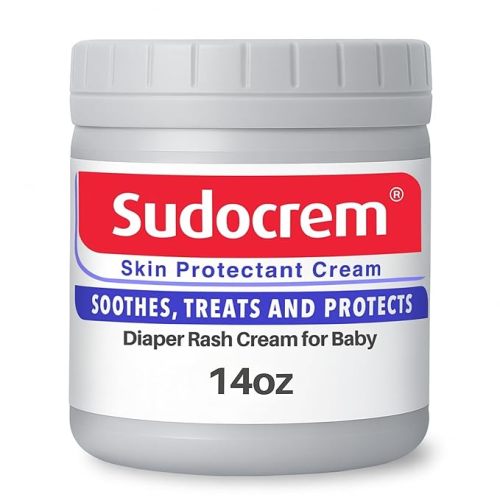 Sudocrem Diaper Rash Cream for Baby's Skin, Triple Action Diaper Rash Paste that Soothes, Treats and Protects, 15.29% Zinc Oxide Cream - 14oz (400g)