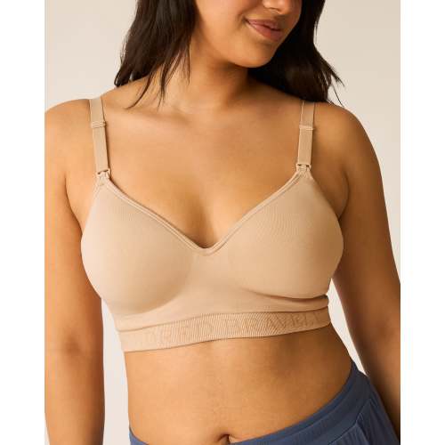 Signature Sublime® Contour Hands-Free Pumping & Nursing Bra | Beige - Kindred Bravely