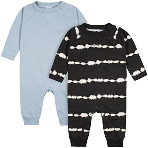 Gerber baby-boys 2-pack Long Leg RomperBaby and Toddler T-Shirt Set