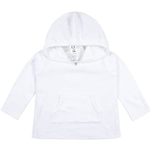 Gerber Girls' Toddler Hooded Kangaroo Pocket Terry Cover Up