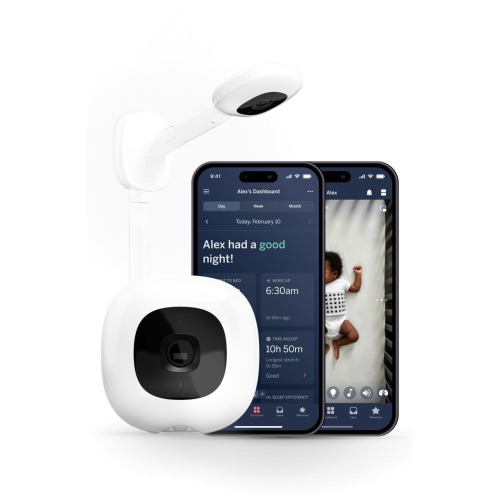 Pro Smart Baby Monitor & Wall Mount