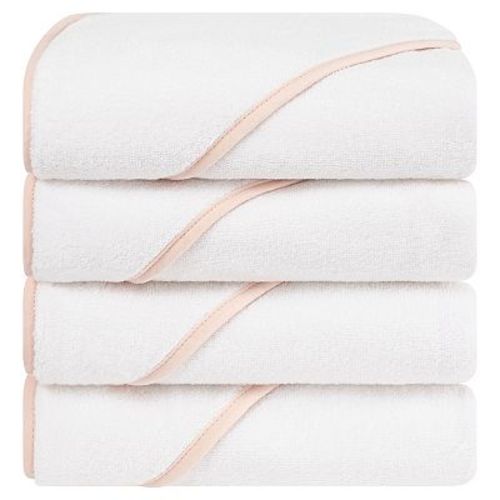 American Soft Linen Baby Cotton Hooded Cotton Towel Set