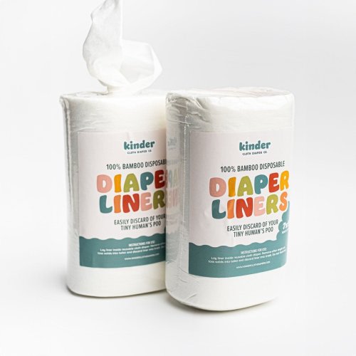 Disposable Cloth Diaper Liners made of Bamboo Viscose – Kinder Cloth Diaper Co.
